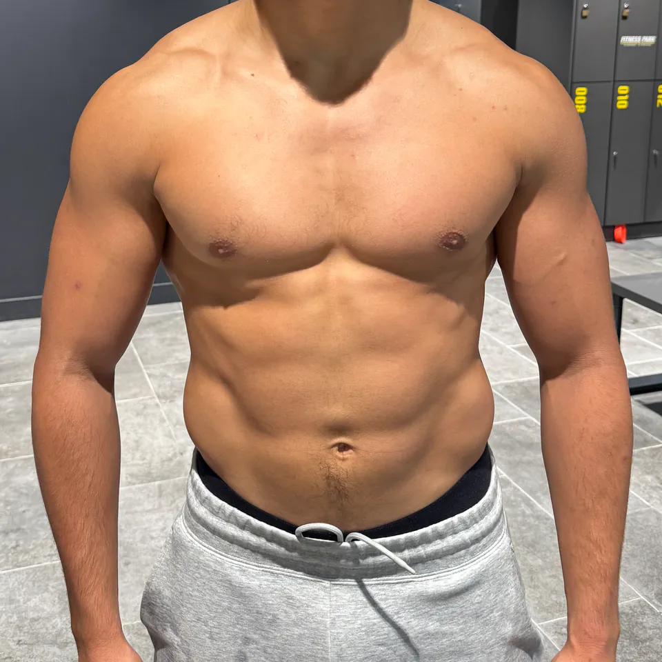 Samir de face, après 8 semaines de coaching